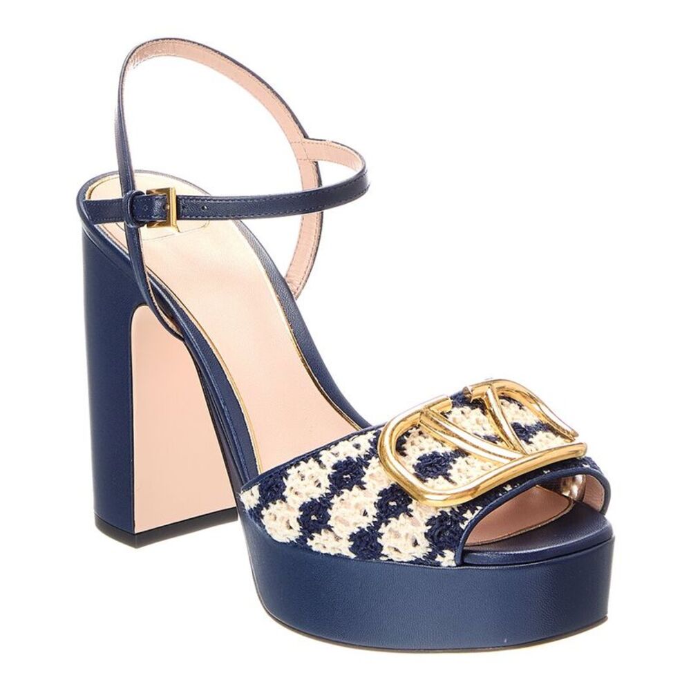 Valentino Vlogo Signature Sandal, Black